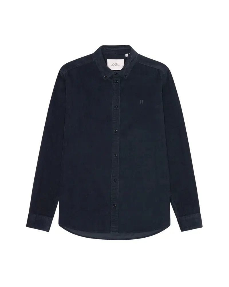 Pinwale Corduroy Shirt Dark Navy Blue