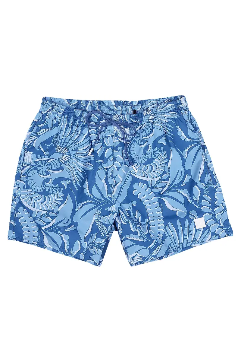 Piranha 177154 Drawstring Swim Shorts Open Blue