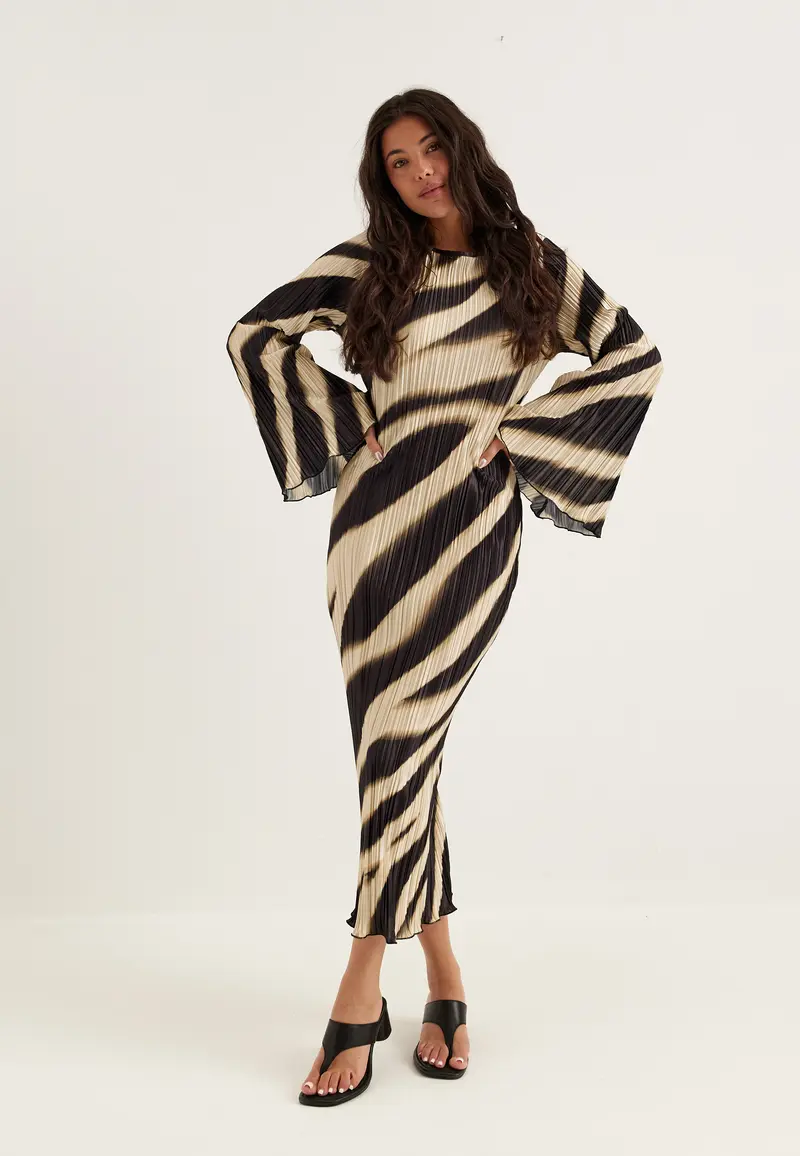 Pleated Frill Dress