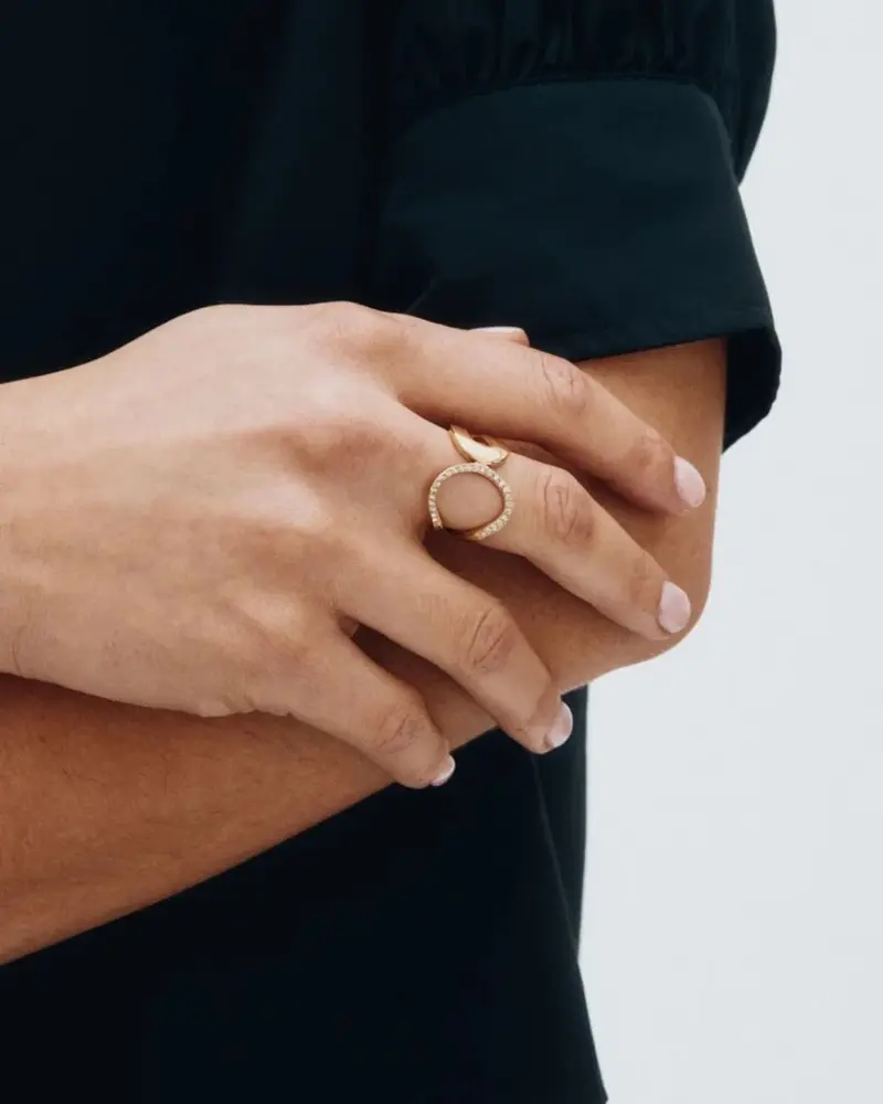 Plié Ring Gold
