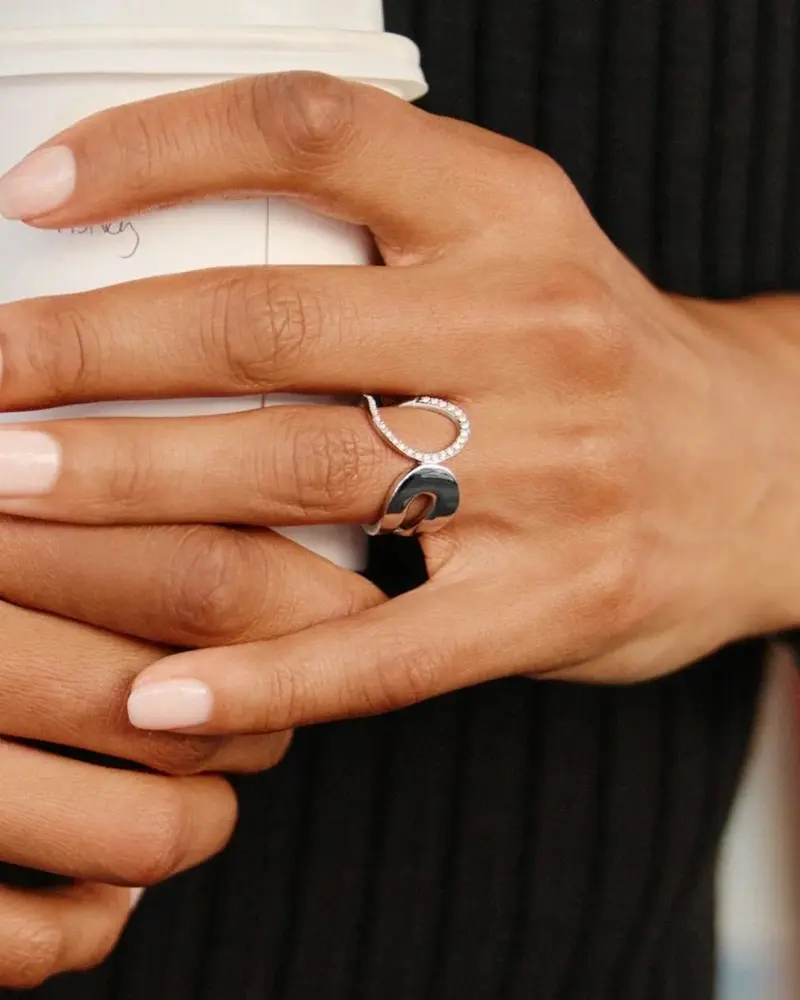 Plié Ring Steel