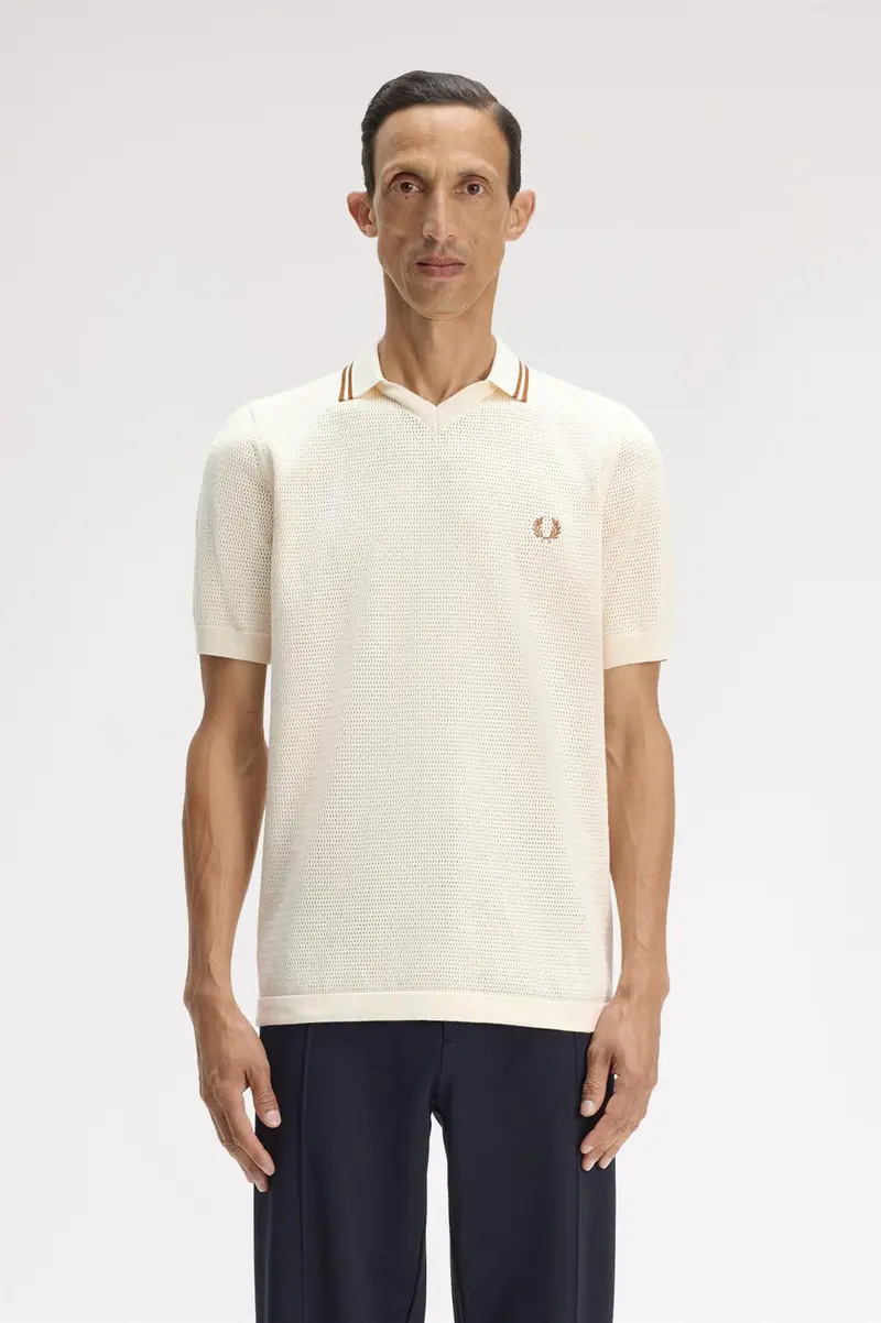 Pointelle Knitted Shirt
