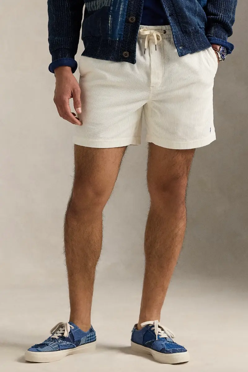 Polo Prepster Corduroy Shorts Warm White