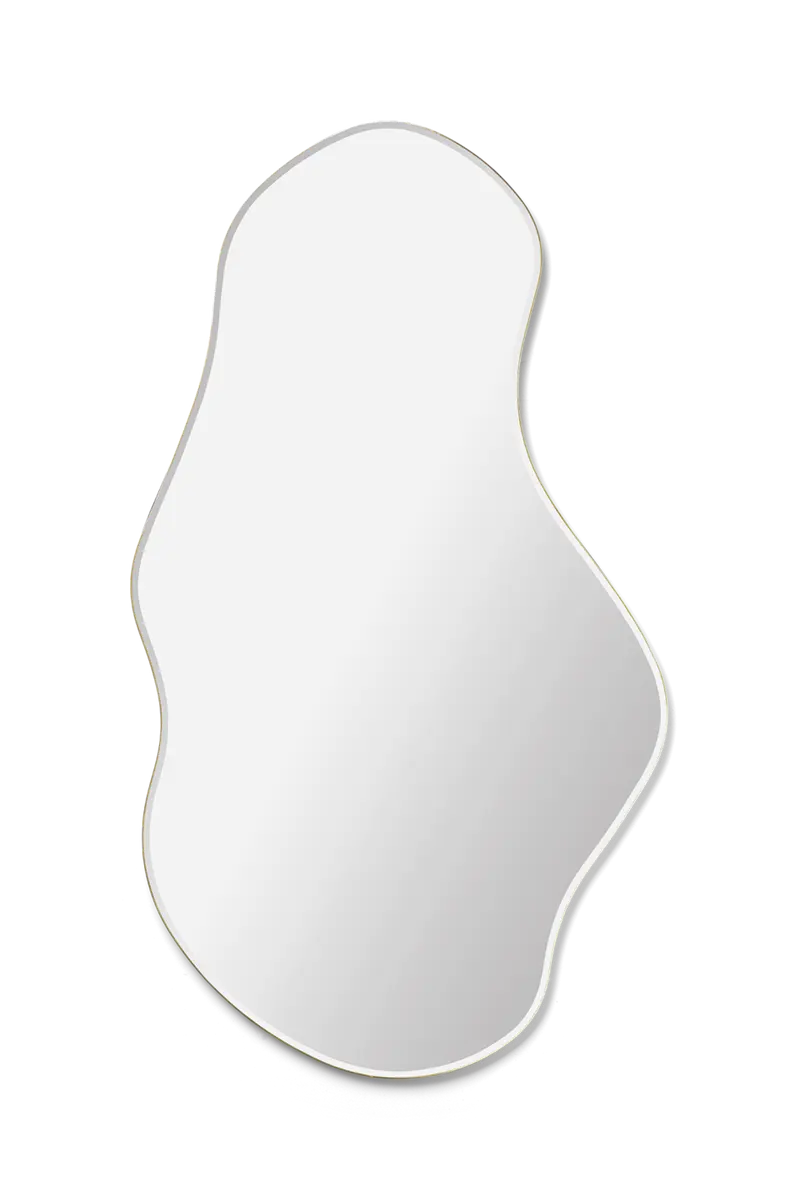 Pond Mirror Large Brass