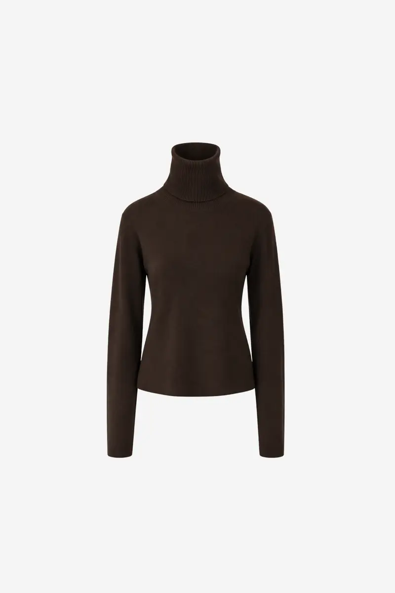 Poneh Merino Sweater Dark Brown