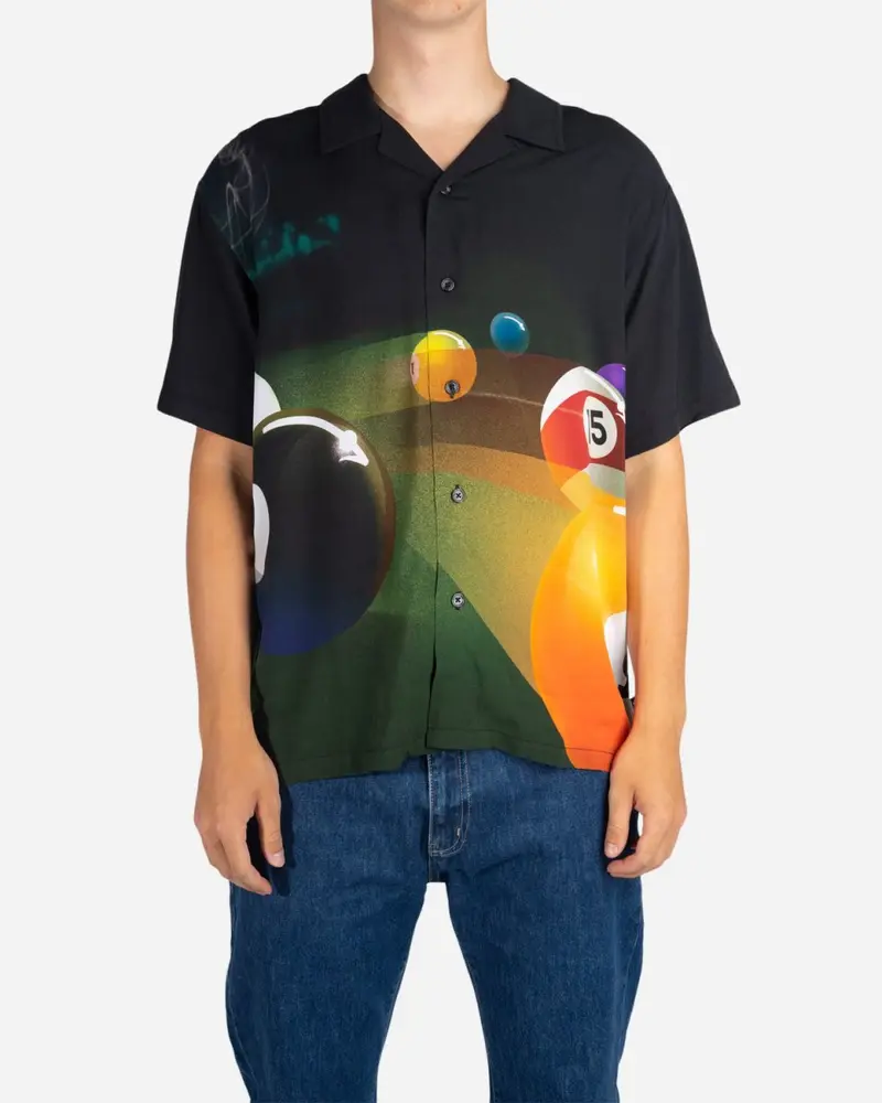 Pool Hall Shirt - Black - Black