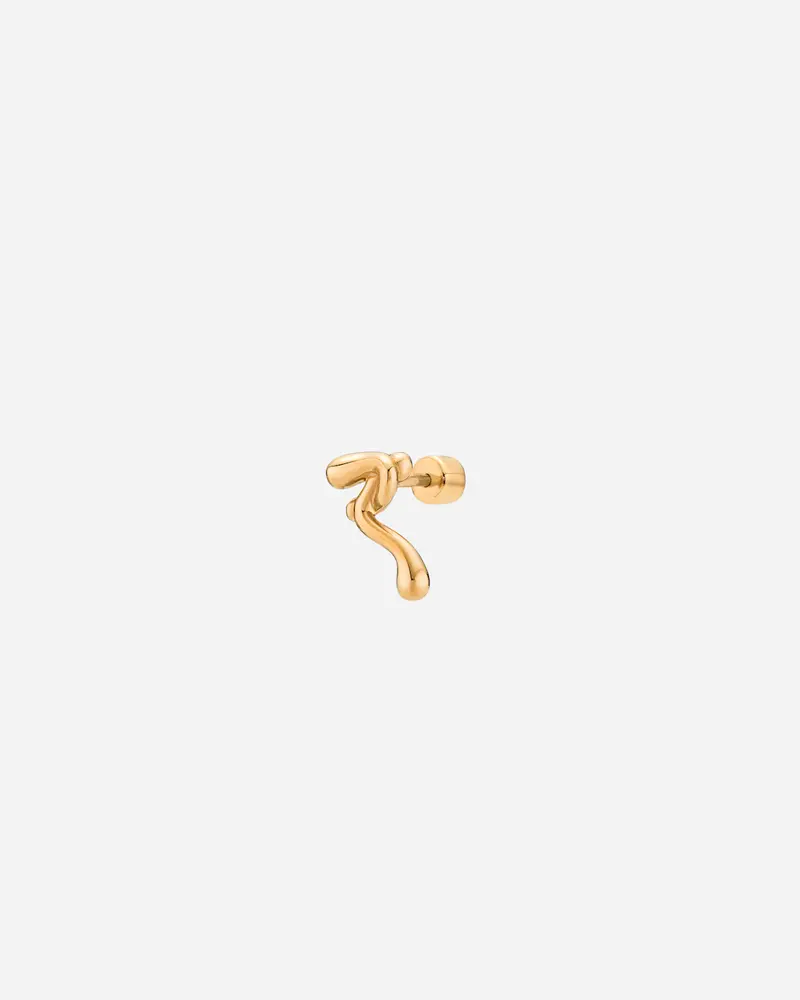 Powderpuff Stud - Gold