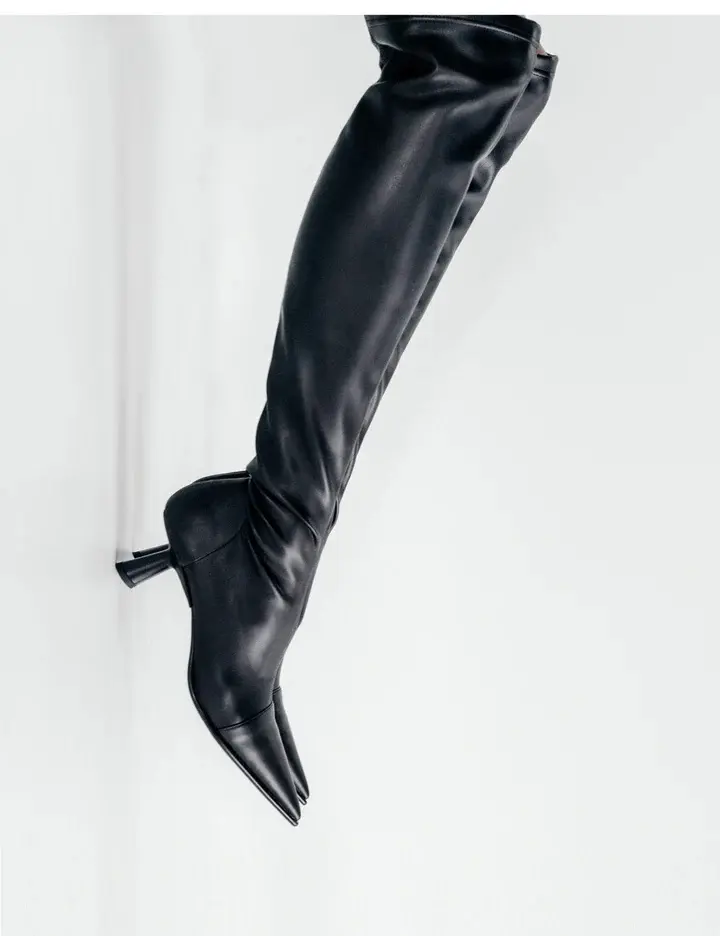 Power Point Over Knee Boots