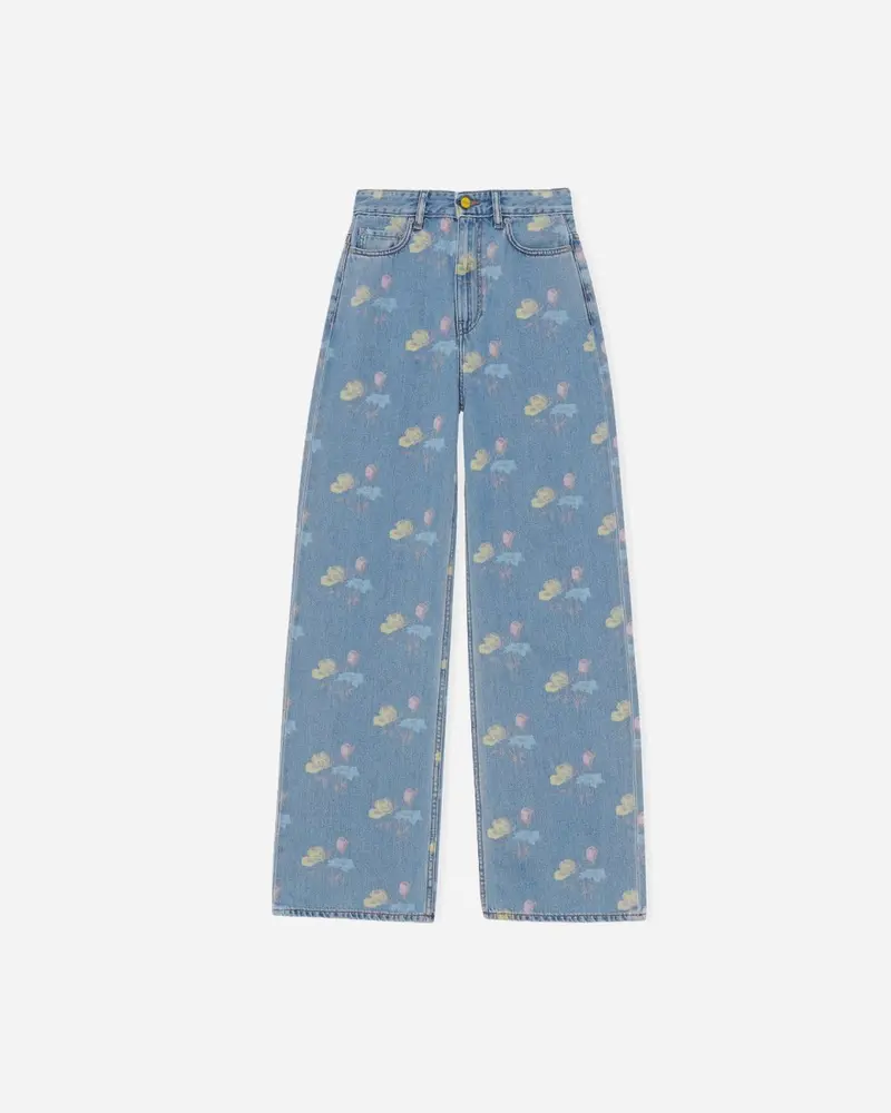 Print Indigo Magny - Bleach Blue