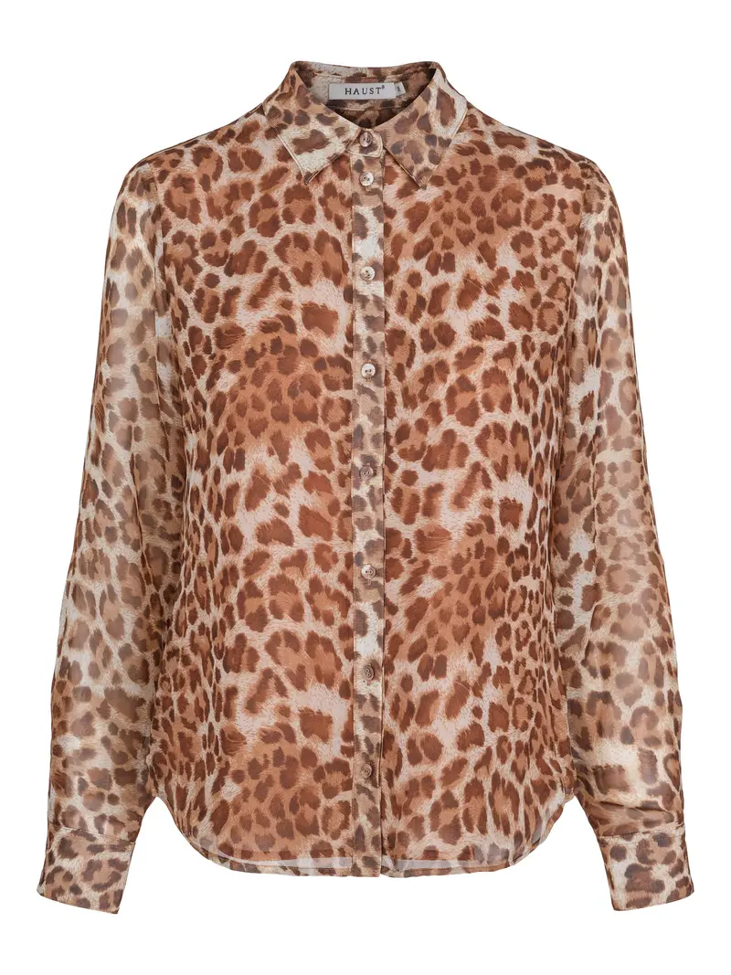 Printed chiffon shirt Animal