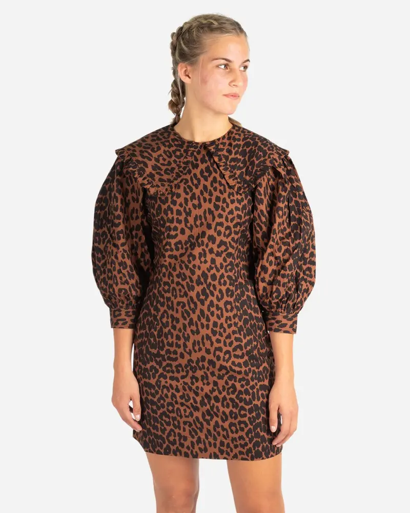 Printed Cotton Poplin - Toffee