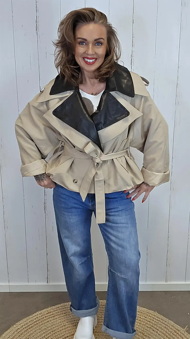 Quina jakke beige