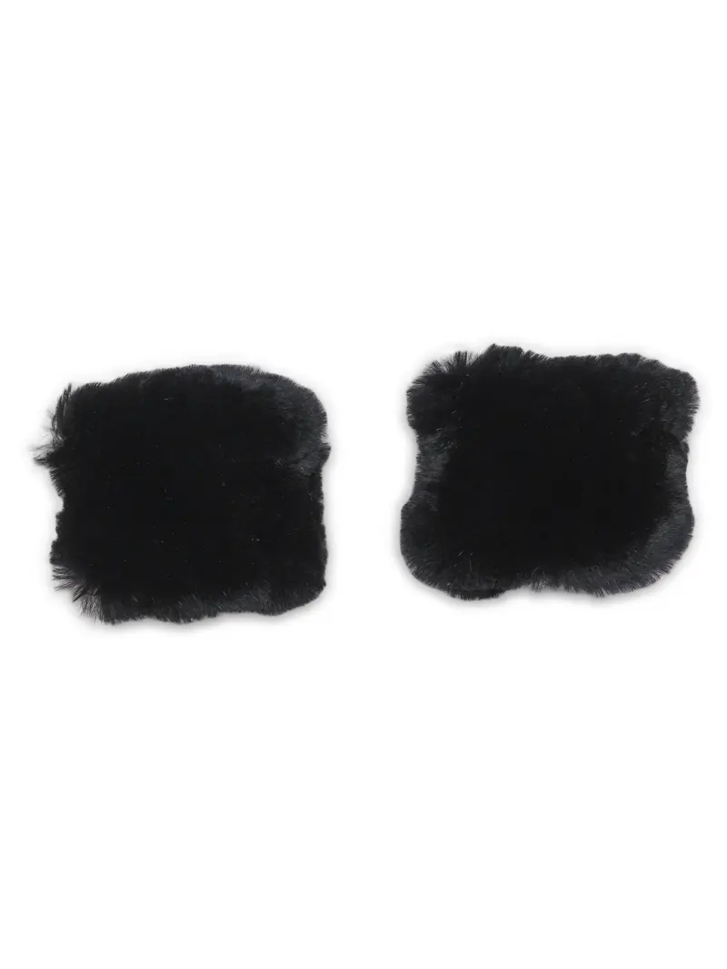 Rabbit cuffs Sort