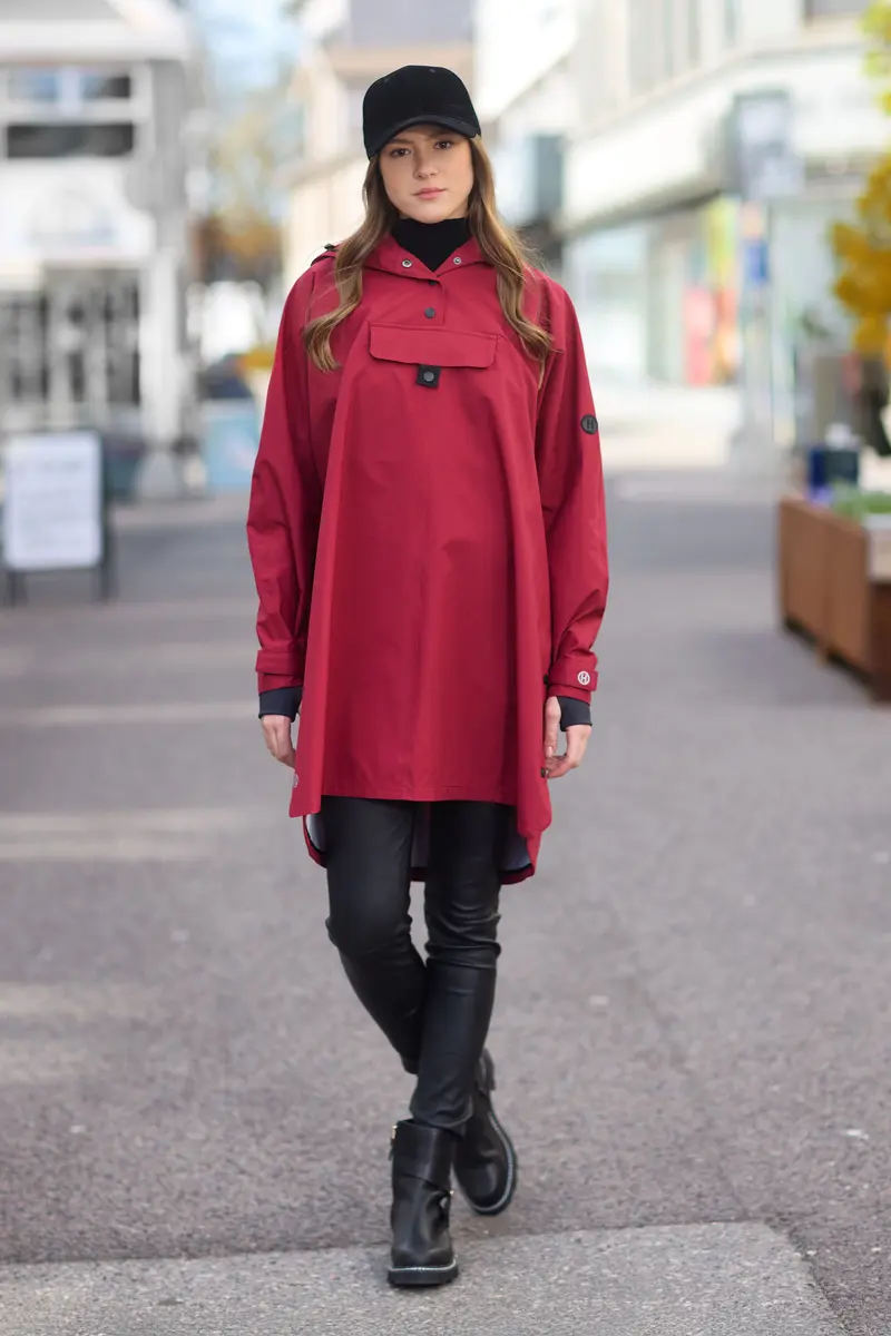 Rain cape Burgundy