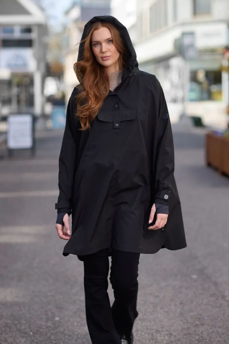 Rain cape Sort