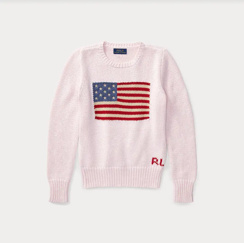 Ralph Lauren Flagg Strikkegenser