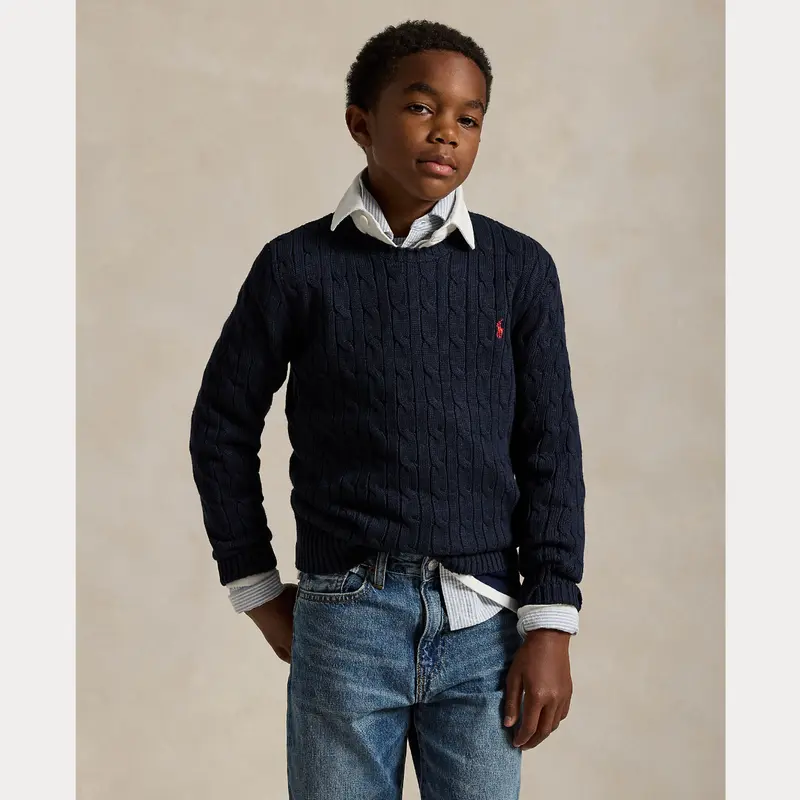 Ralph Lauren Kabelstrikk