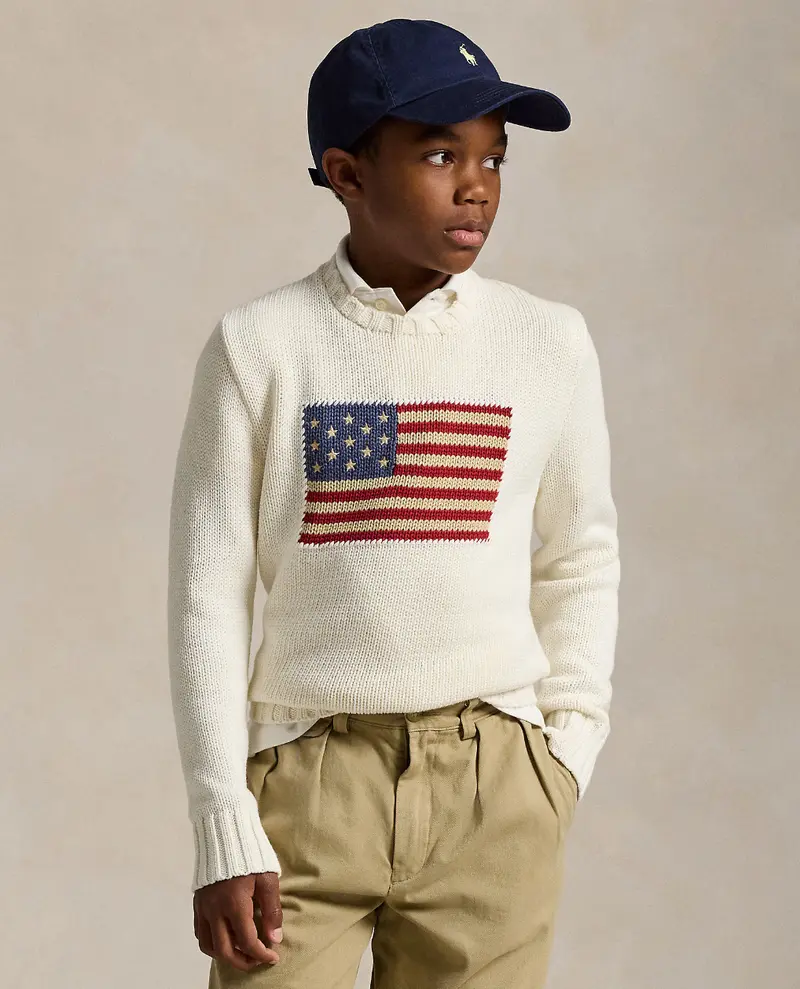 Ralph Lauren Strikkegenser Flagg
