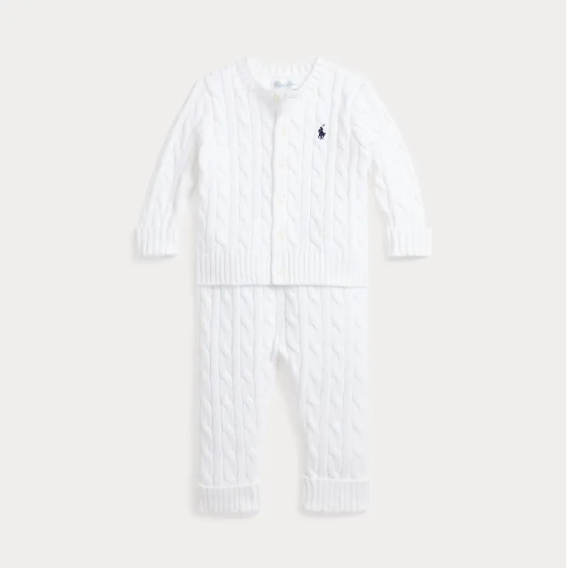 Ralph Lauren Strikkesett i Bomull