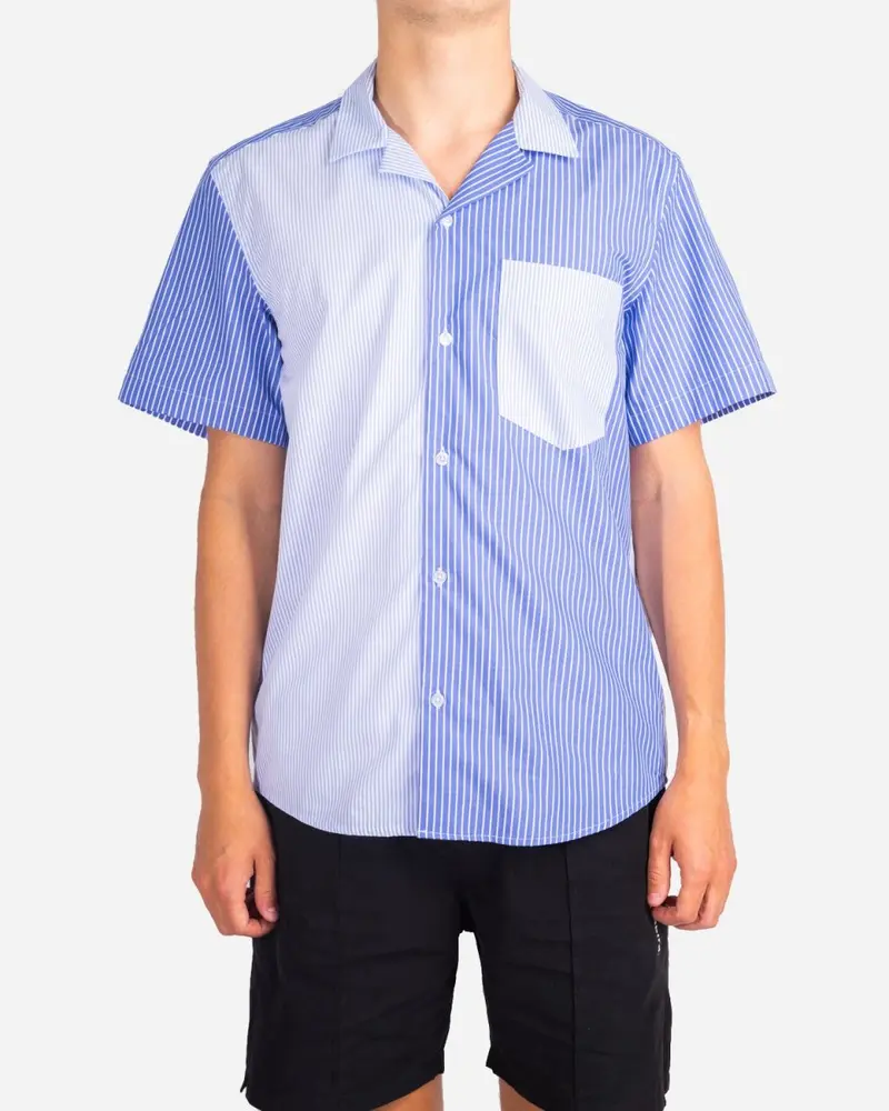 Rant Cuba Patch Shirt - White/Blue