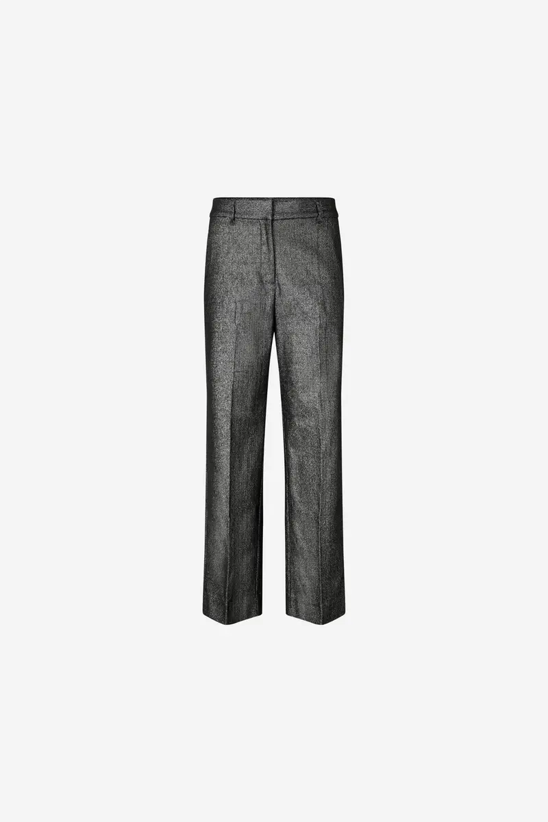 Rave Trousers Black Silver