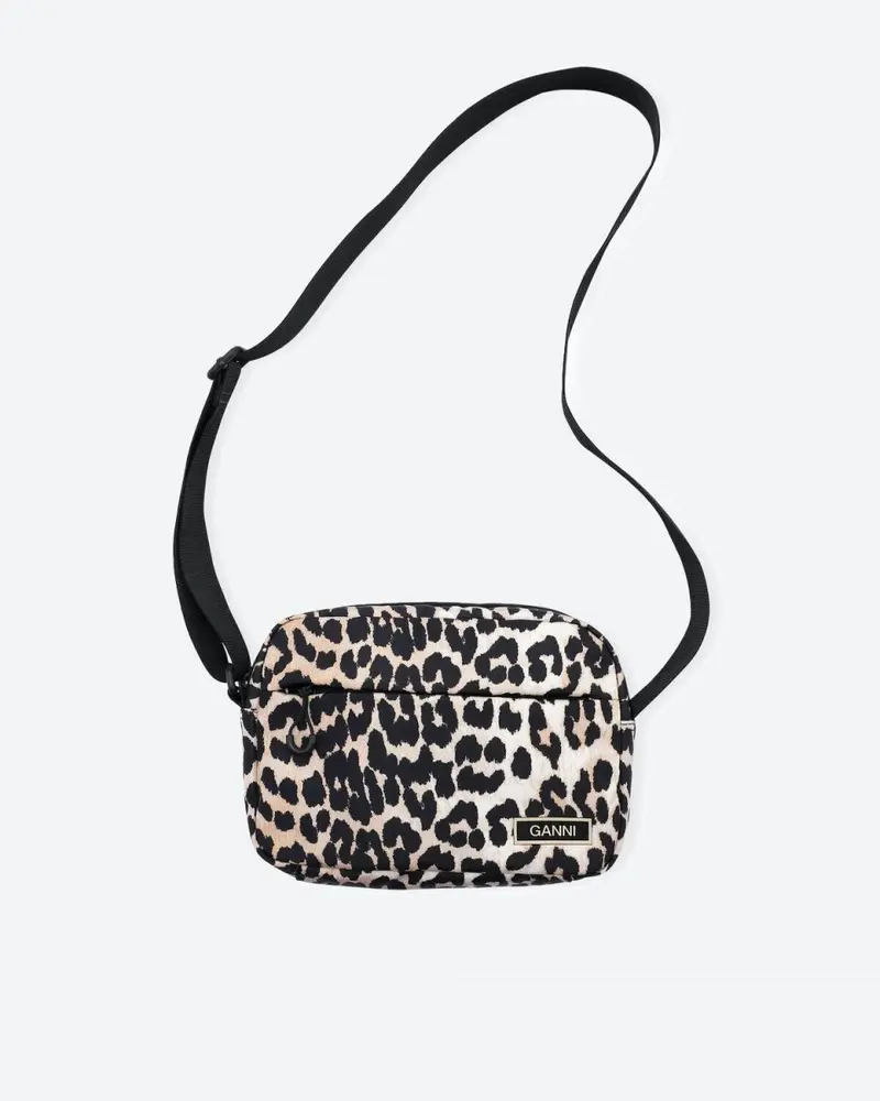 Recycled Tech Festival Bag - Leopard