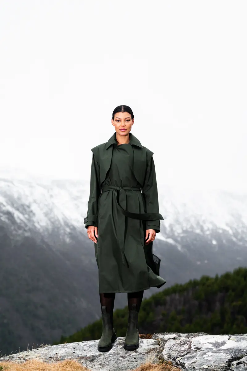 Regndråpe Trench Coat