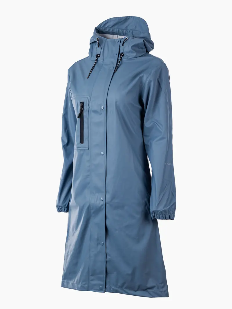 Regnfall regnjakke Dame Steelblue