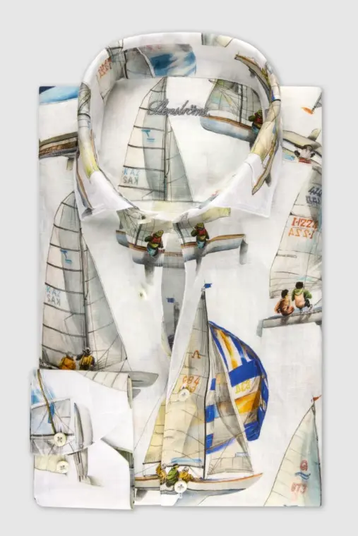 Regular, C72 RC Cuff Casual White Pattern