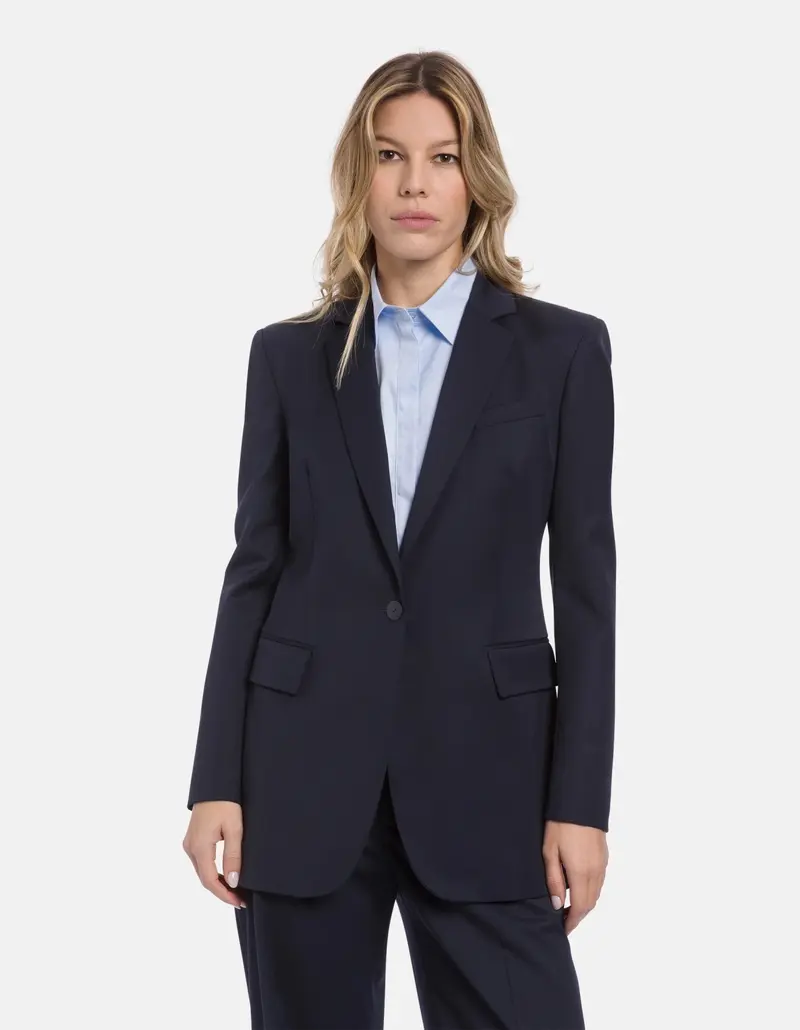 Regular-Fit Single-Breasted Blazer