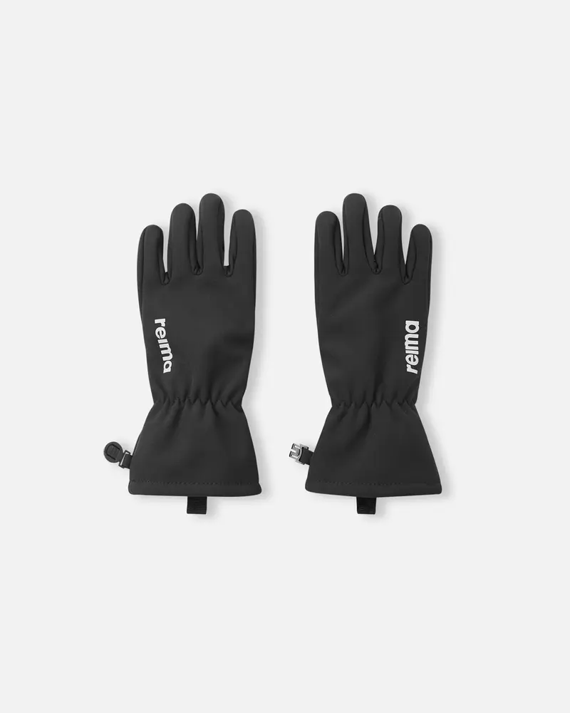 Reima Softshell Hansker Tehden - Black