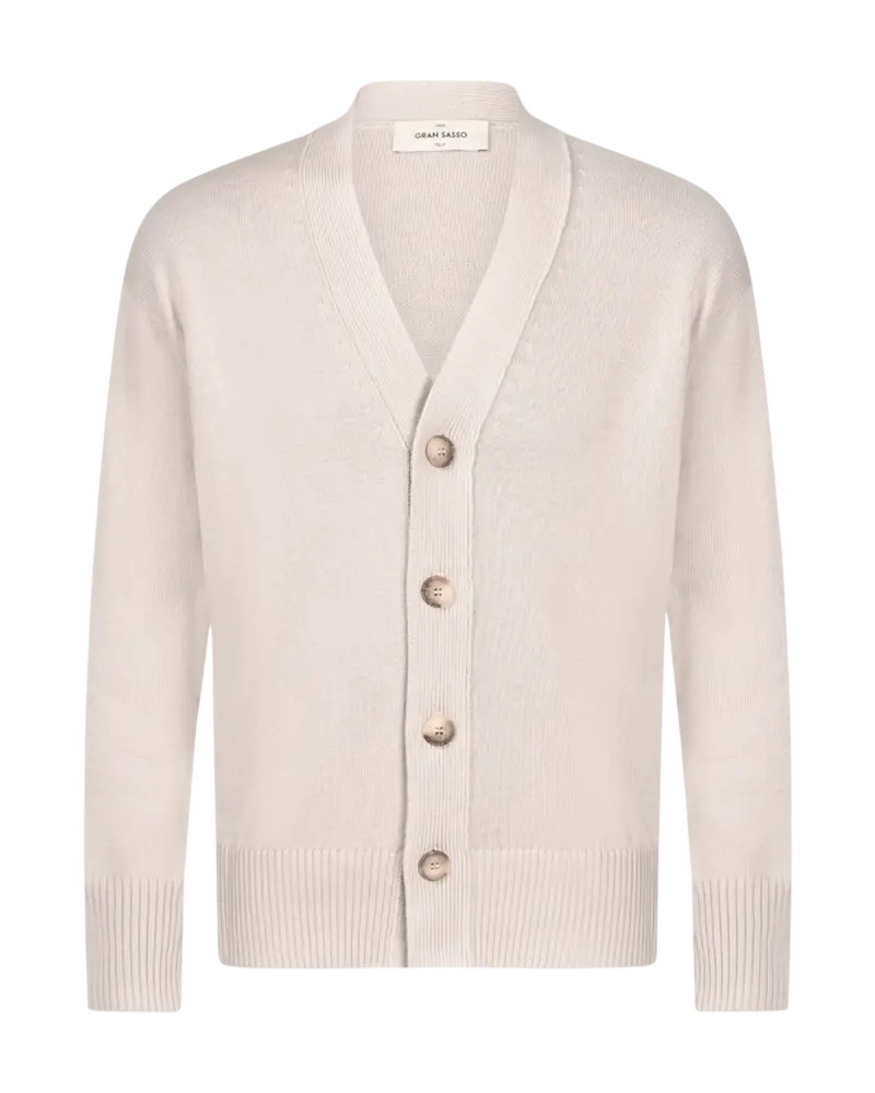 Relaxed fit cardigan Beige