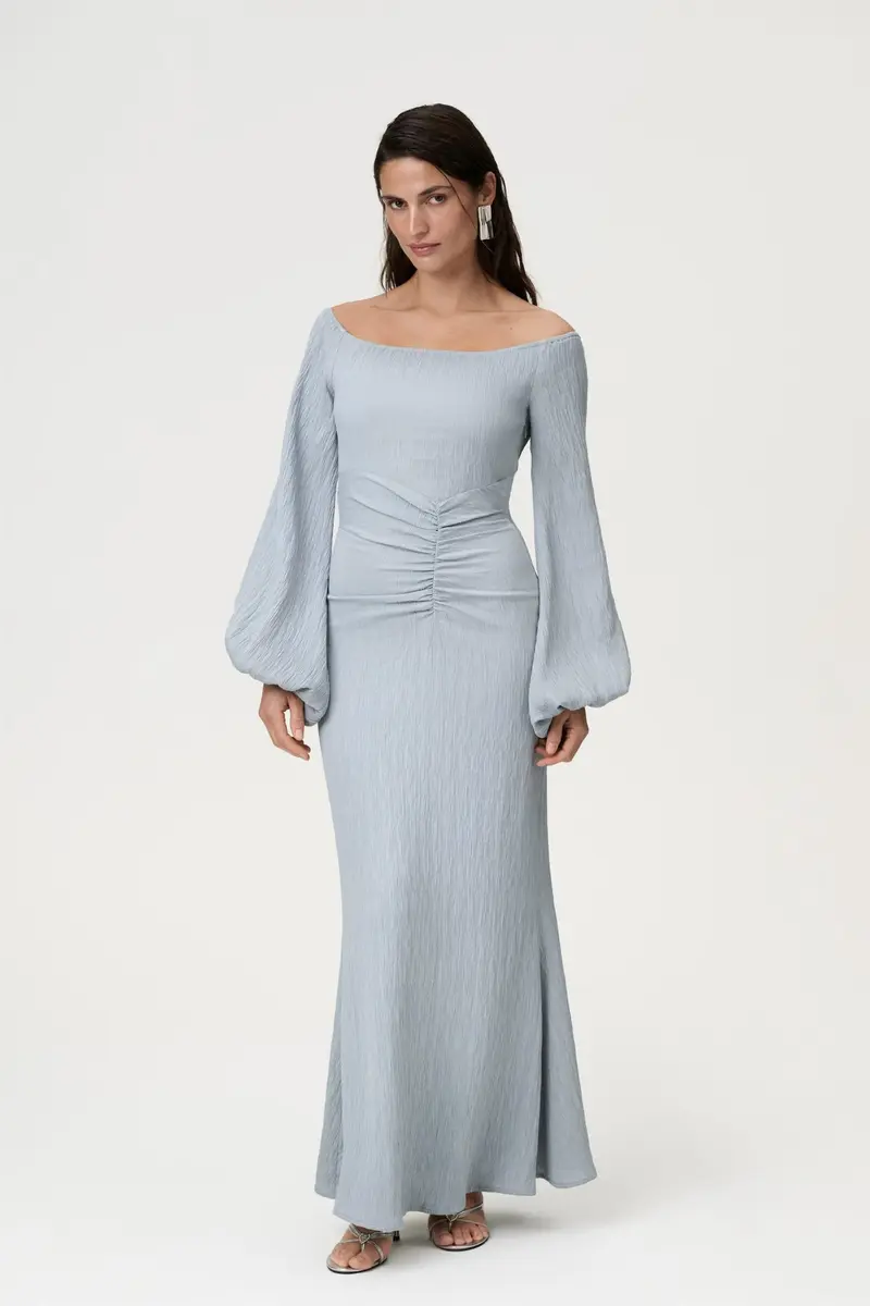 Reno Maxi Dress Dusty Blue