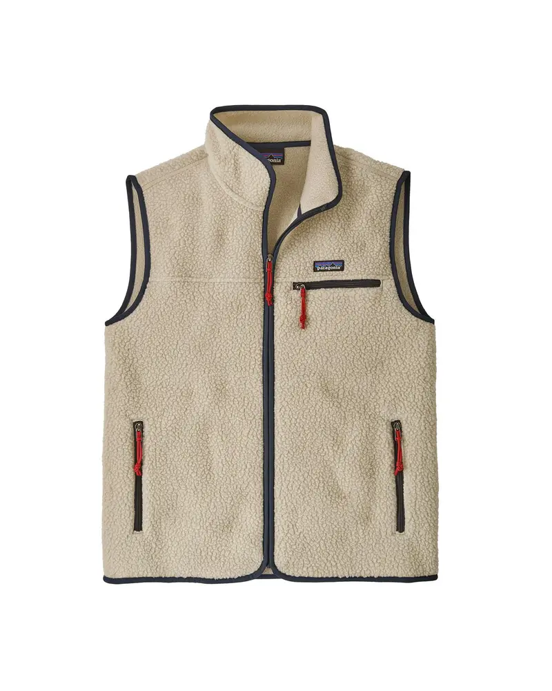 Retro Pile Fleece Vest - Pelican