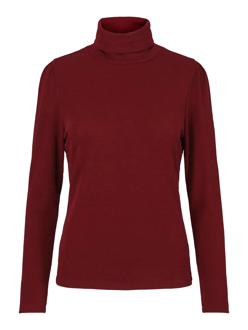 Rib rollneck Burgundy
