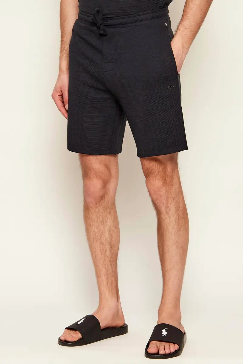 Rib Shorts Black