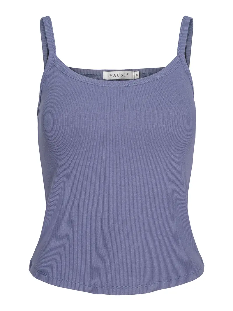 Rib singlet Jeans Blue