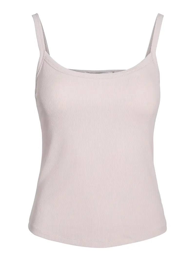 Rib singlet Light Sand