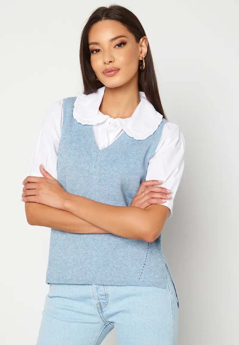 Ril Knit Rib V-Neck Vest