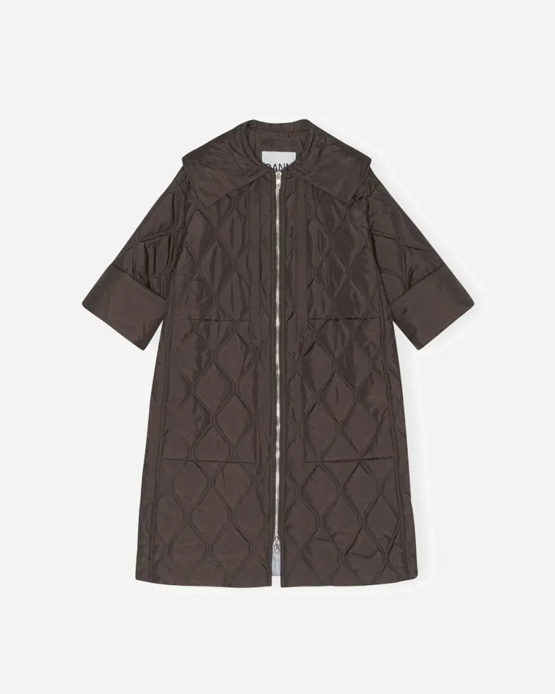 Ripstop Quilt Coat - Mole