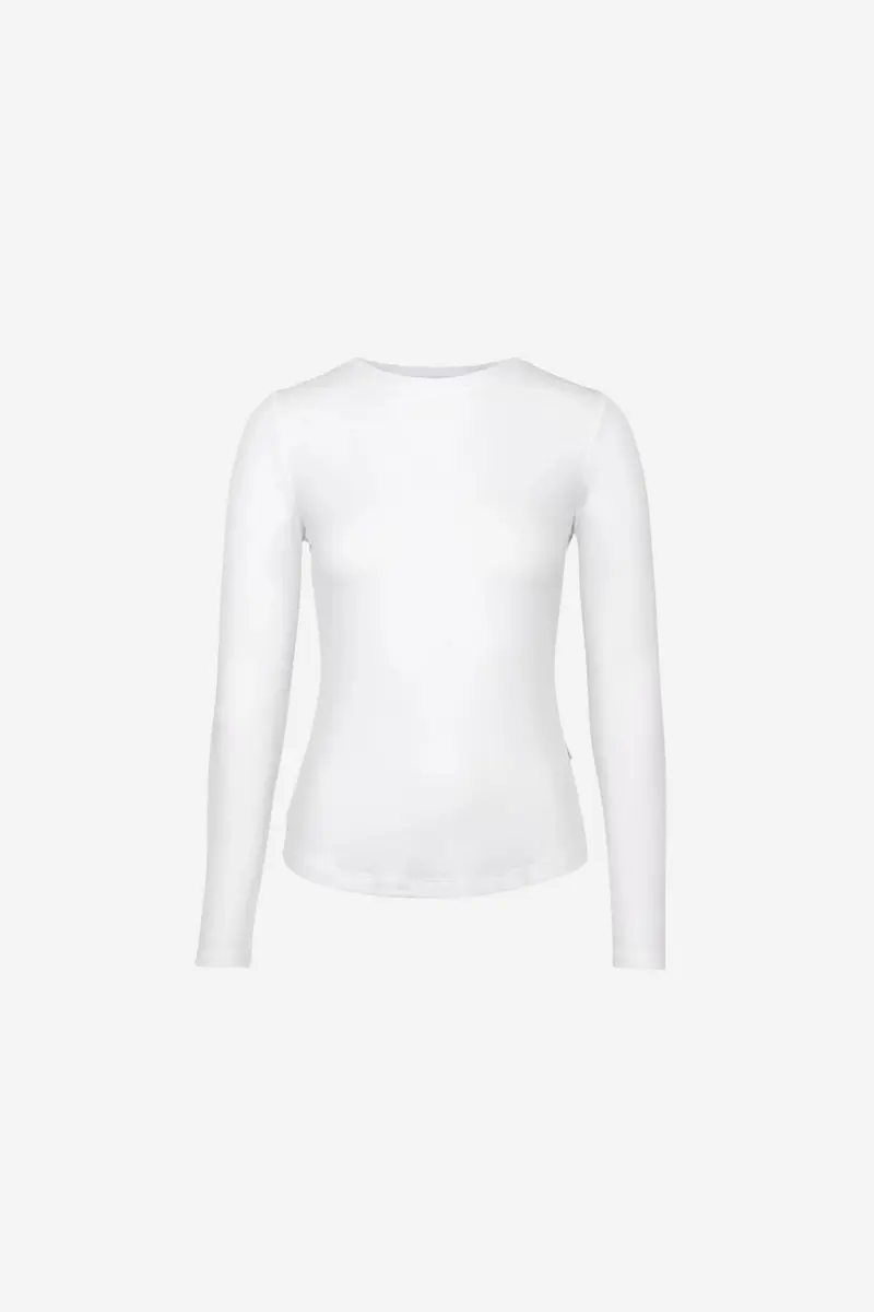 Riva Rib Longsleeve White