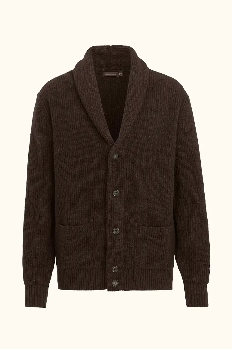 Roland Cardigan Dusk Brown