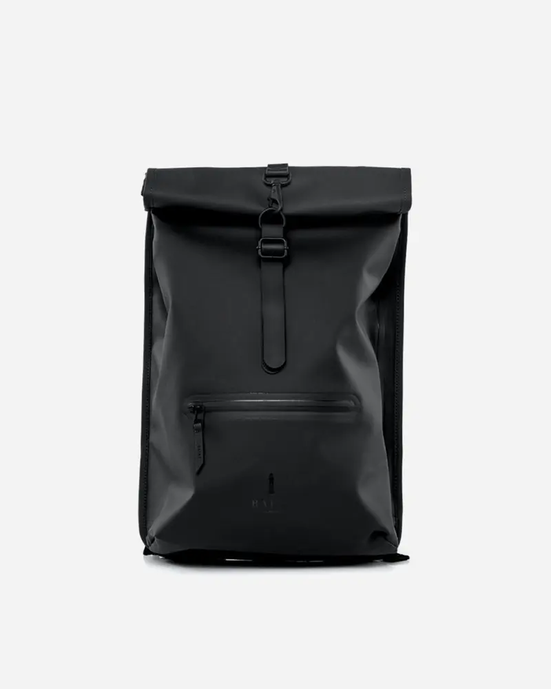 Roll Top Rucksack - Black