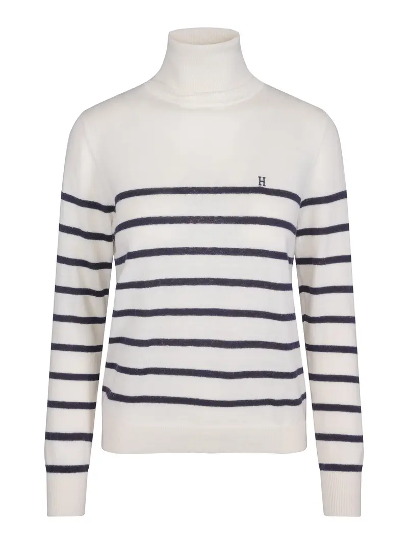 Rollneck pullover Marineblå