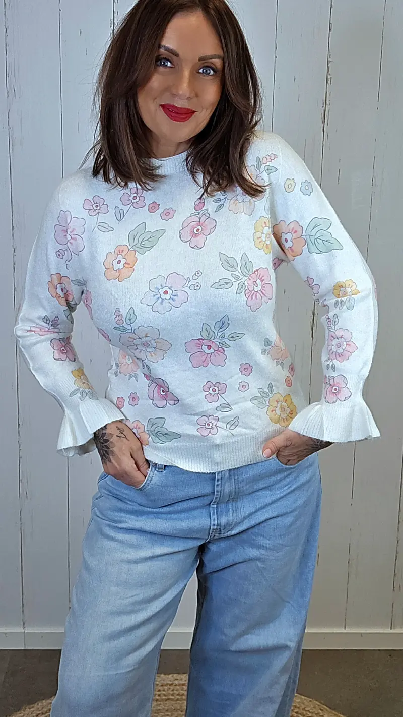 Ronja genser creme