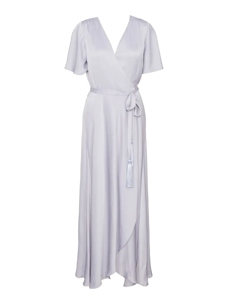 Rosette dress Light Blue