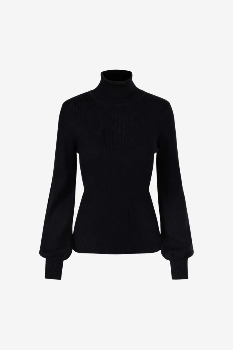 ROSIE MERINO SWEATER BLACK