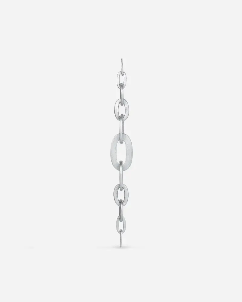 Row Chain Earrings - Sølv