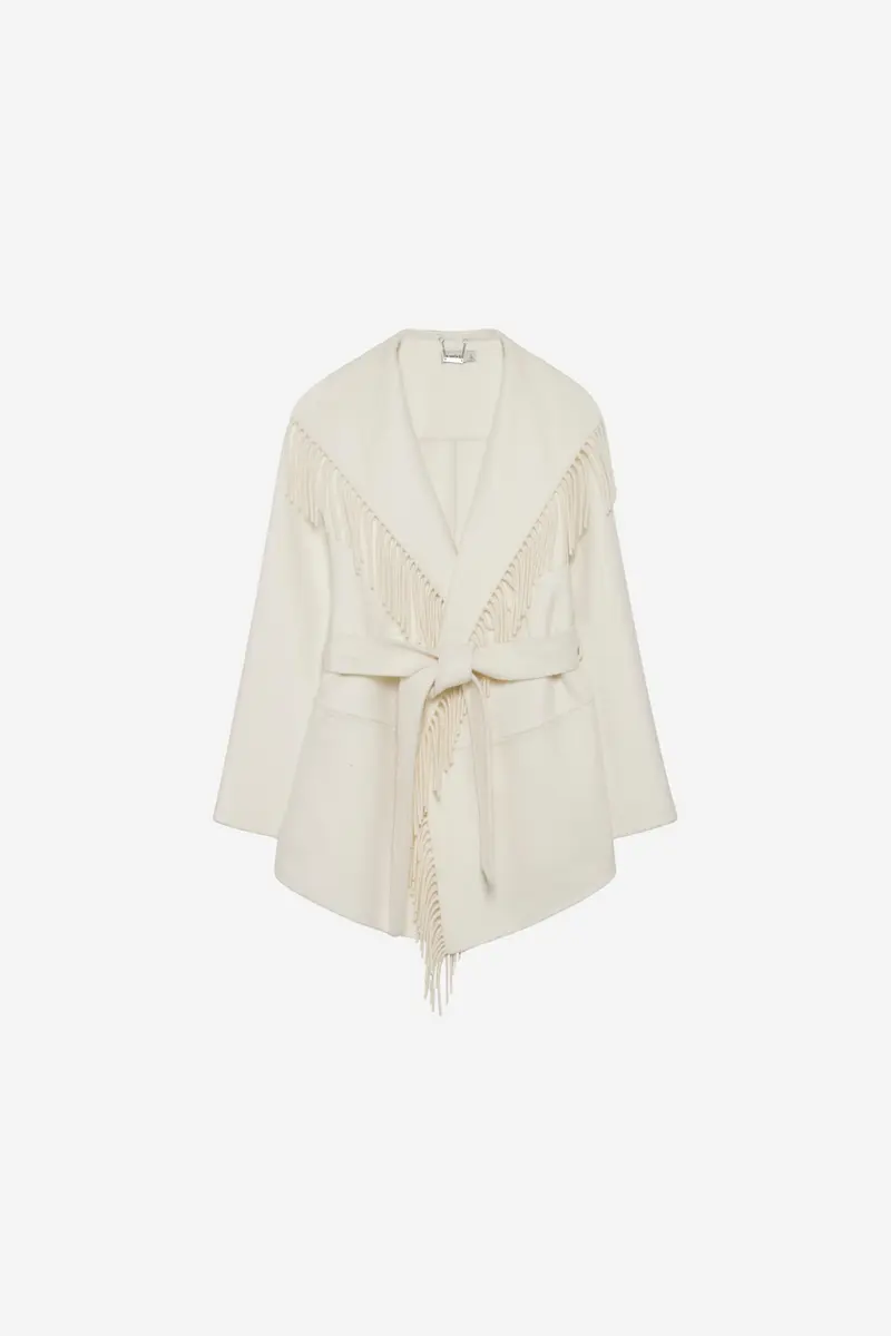 Rowen Fringe Jacket Frost