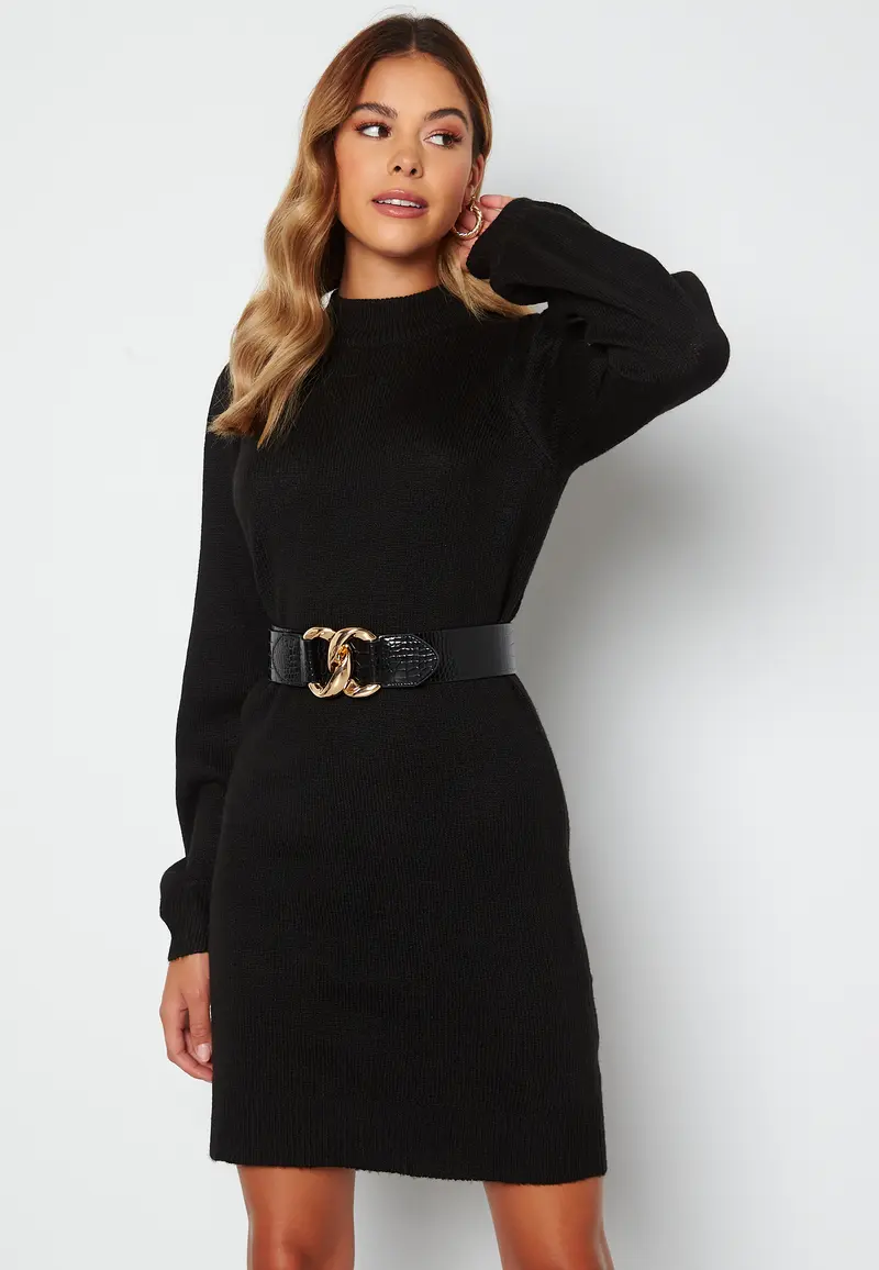 Rue L/S High Neck Dress